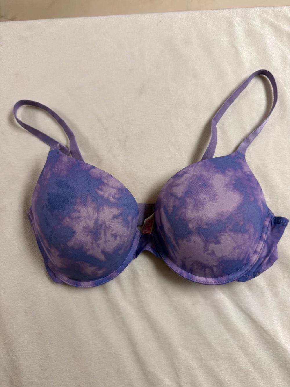 4/$20 Victoria's Secret Purple Tie-Dye Wear Everywhere Push-Up Bra